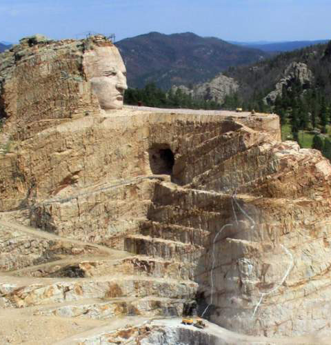 Image of Crazy Horse Memorial.