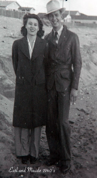 Earl & Maude Brockelsby in the early 1940's.