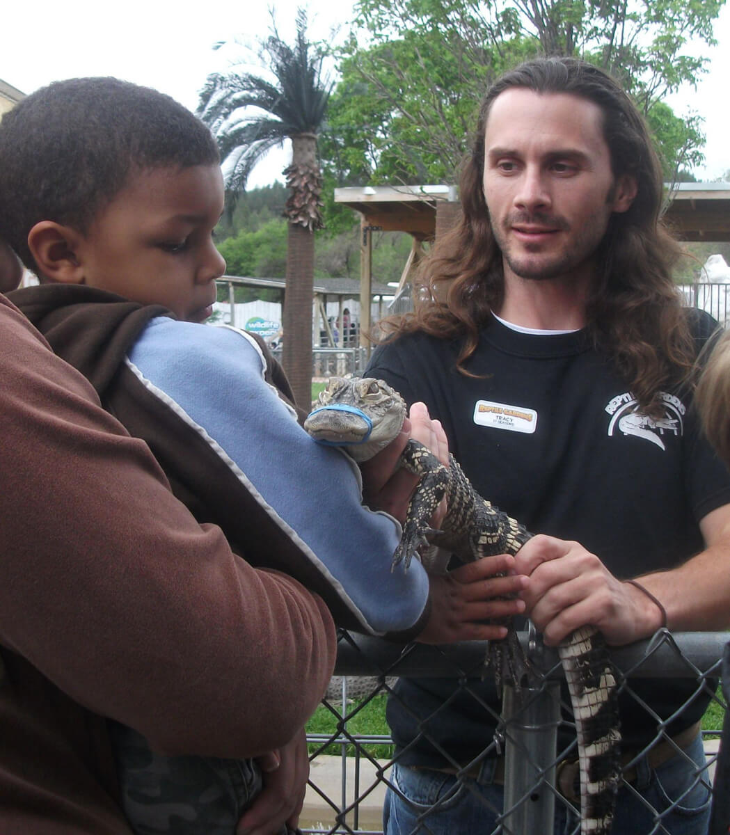 Meet Fluffy at the Gator Show