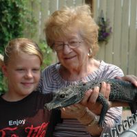 Meet Fluffy at the Gator Show